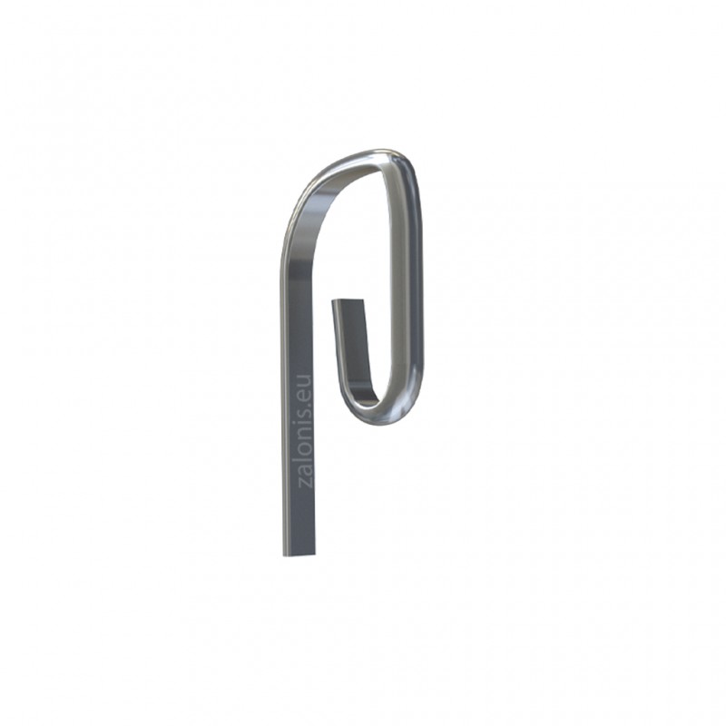 CURTAIN RAIL METAL HOOK / CHROME